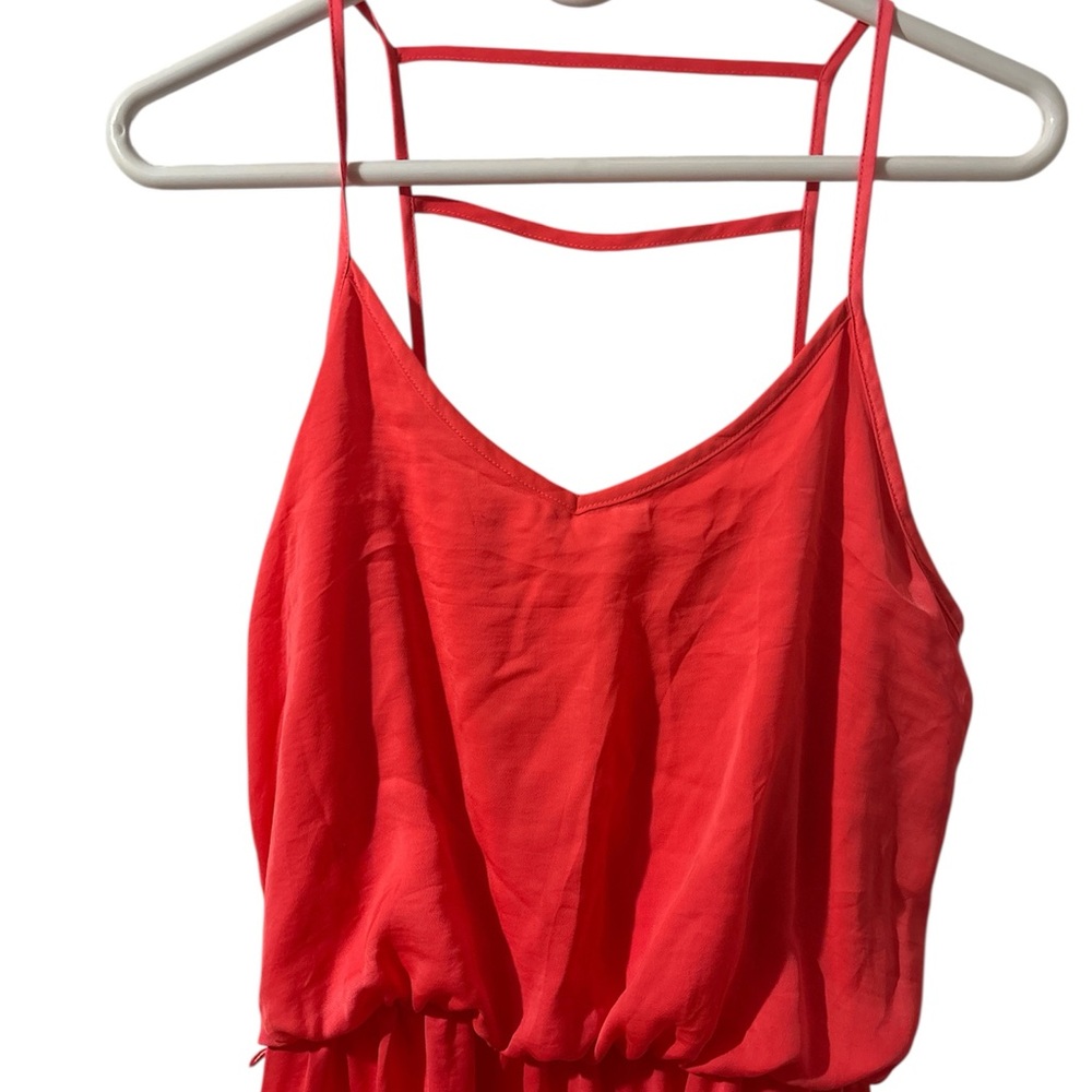 Women's Salmon Pink Strappy Dress by City Triangles